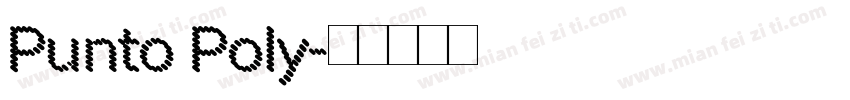 Punto Poly字体转换